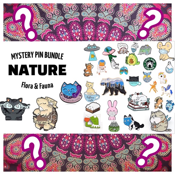 4 PIN MYSTERY BUNDLE - MUST HAVE 15+ LIKES - Surprise Bulk Enamel Pins Gifts Lot - Picture 5 of 12